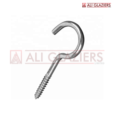 STAINLESS STEEL OPEN EYE SCREW HOOK 144PCS/PKT