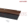 ALUMINIUM DOOR BOTTOM SEAL WITH RUBBER - BROWN