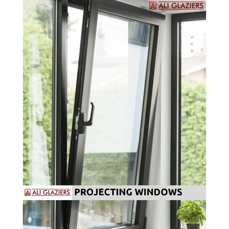BLACK ALUMINIUM PROJECT WINDOWS