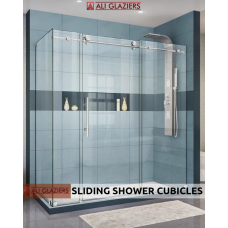 SLIDING GLASS SHOWER CUBICLES