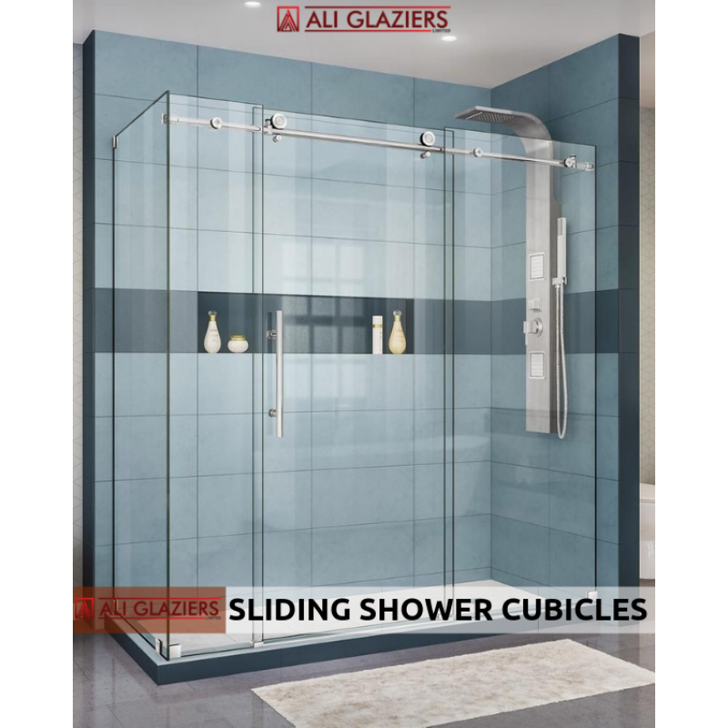 SLIDING GLASS SHOWER CUBICLES