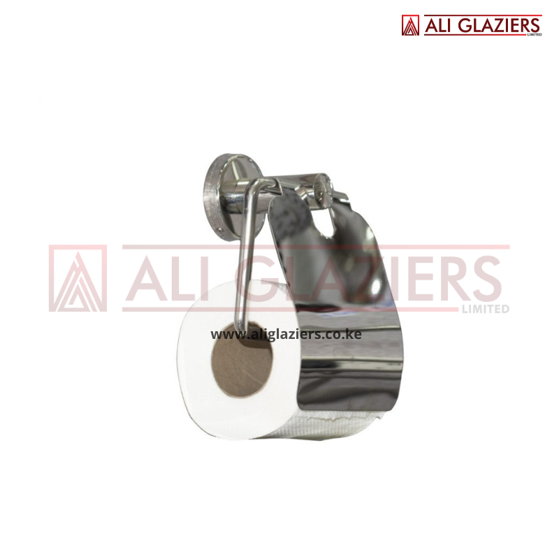 TISSUE HOLDER WITH COVER MIRROR