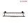 HIGH DENSITY DOUBLE TOWEL BAR - BLACK 60cm