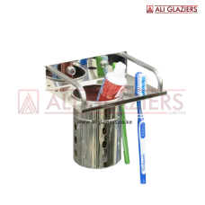 TOOTHBRUSH HOLDER - STAINLESS STEEL CUP