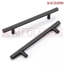 STAINLESS STEEL CABINET PULL HANDLE - BLACK
