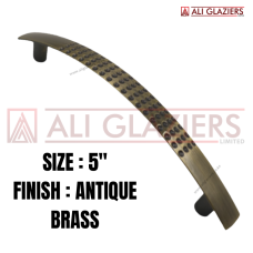 WARDROBE PULL HANDLE ANTIQUE BRASS - 5"