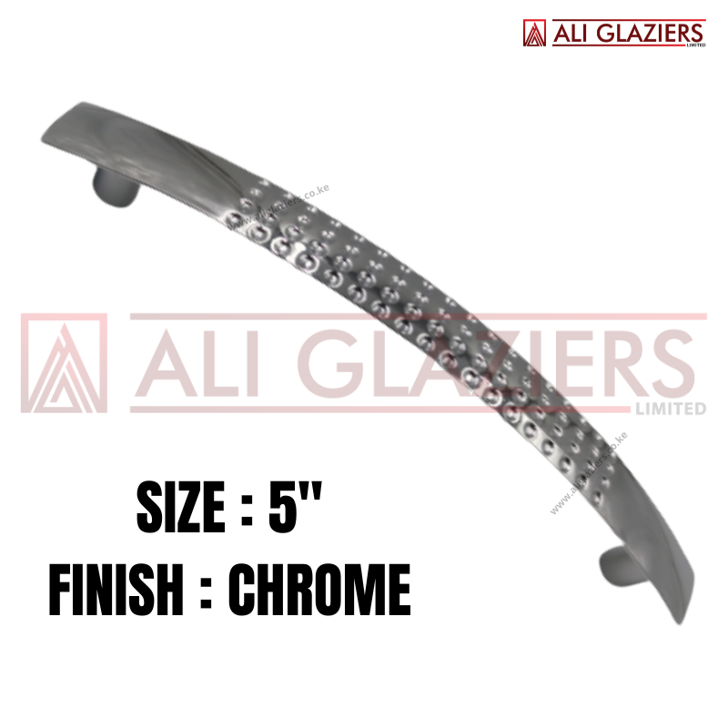 WARDROBE PULL HANDLE CHROME - 5"
