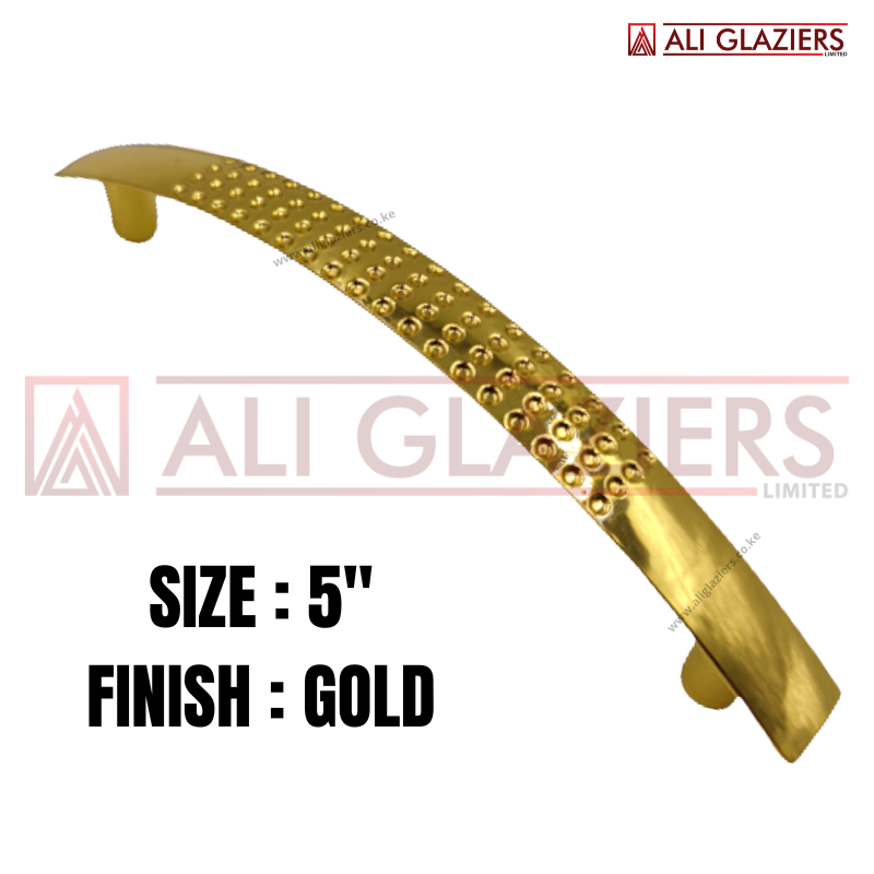 WARDROBE PULL HANDLE GOLD - 5"
