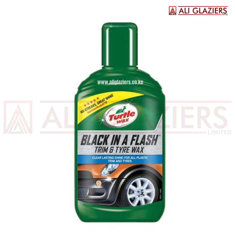TURTLE WAX BLACK IN A FLASH EXTERIOR PLASTIC & TYRES RESTORER