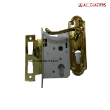 UNION MORTICE LOCK - EURO CYLINDER LOCK(also available in silver) - 51563-03AS