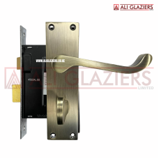 UNION ANTIQUE BRASS BATHROOM LOCKSET