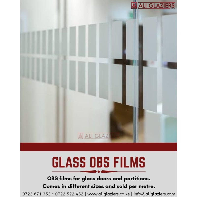 GLASS OBS SANDBLAST FILMS