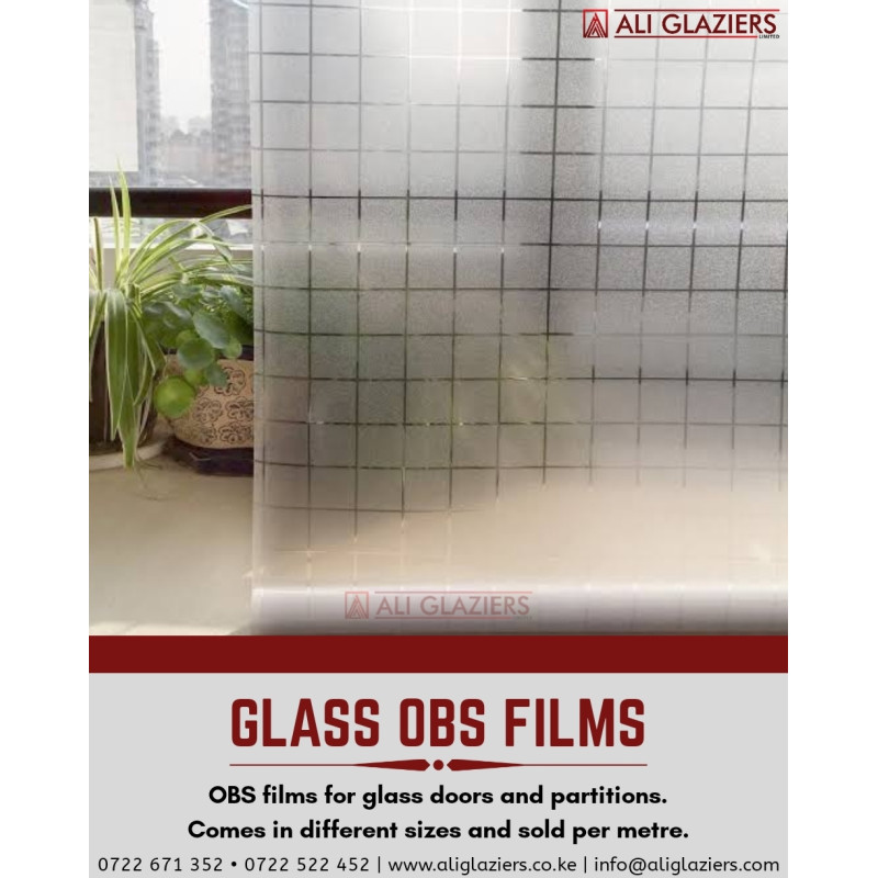 GLASS OBS SANDBLAST FILMS