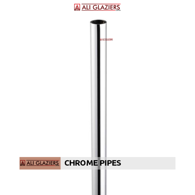 STAINLESS STEEL SS304 CHROME PIPES PER MTR