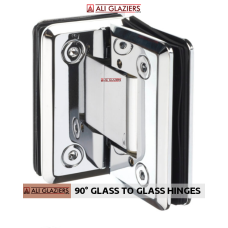 90 DEGREES GLASS-TO-GLASS HINGES