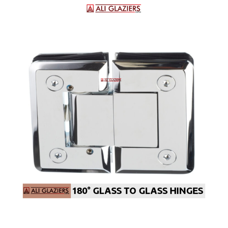 180 DEGREES GLASS-TO-GLASS HINGES