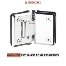 135 DEGREES GLASS-TO-GLASS HINGES