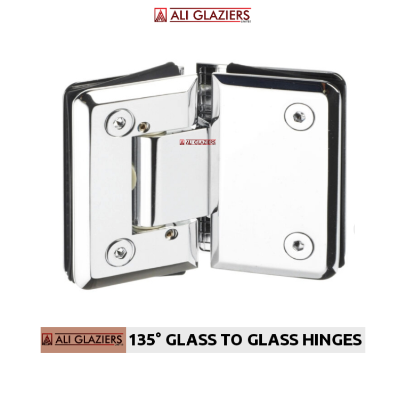 135 DEGREES GLASS-TO-GLASS HINGES
