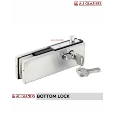 FRAMELESS GLASS DOOR BOTTOM LOCK