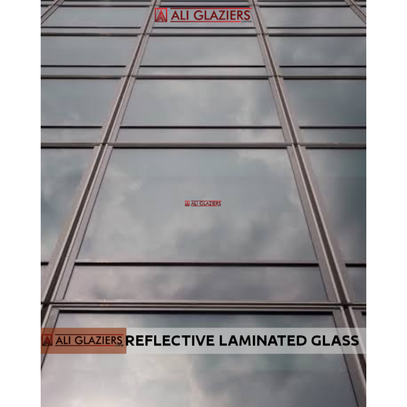 GREY REFLECTIVE LAMINATED GLASS
