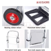 ALUMINIUM FOLDING HAND TROLLEY - 100KG