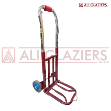 HEAVY DUTY STEEL HAND TROLLEY WITH TELESCOPIC HANDLE - RED