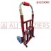 HEAVY DUTY STEEL HAND TROLLEY WITH TELESCOPIC HANDLE - RED