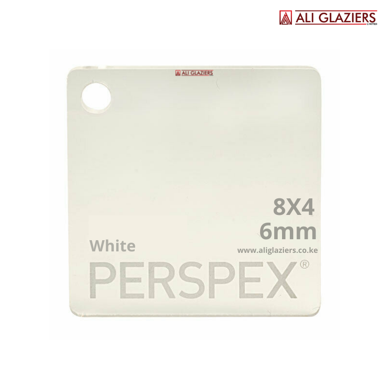 6MM OPAL WHITE PERSPEX SHEETS - 8FT X 4FT