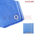 BLUE MULTIPURPOSE WATERPROOF TARPAULIN POLY COVER - 12FT X 12FT	