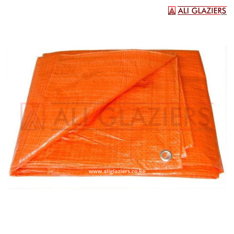 ORANGE MULTIPURPOSE WATERPROOF TARPAULIN POLY COVER - 15FT X 18FT