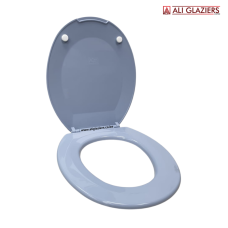 PLASTIC PVC TOILET SEAT COVERS - GREY