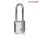 YALE SATIN CHROME LONG SHACKLE PADLOCK 50MM