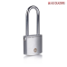 YALE SATIN CHROME LONG SHACKLE PADLOCK 50MM