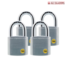 YALE 50MM 4-PACK PADLOCKS SET