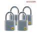 YALE 50MM 4-PACK PADLOCKS SET